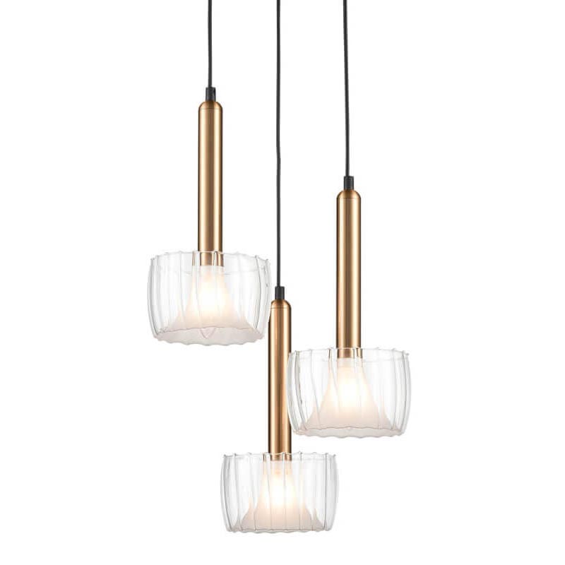 Люстра Willa Chandelier Черный Прозрачный в Орле | Loft Concept 