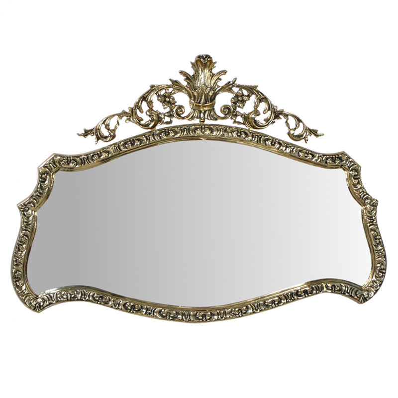 Зеркало настенное в бронзовой раме Royal Gold Mirrors Золотой Зеркало настенное в бронзовой раме Royal Gold Mirrors Золотой в Орле | Loft Concept