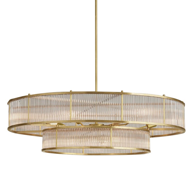 Люстра RH Marais Round Chandelier Латунь Прозрачный Люстра RH Marais Round Chandelier Латунь Прозрачный в Орле | Loft Concept