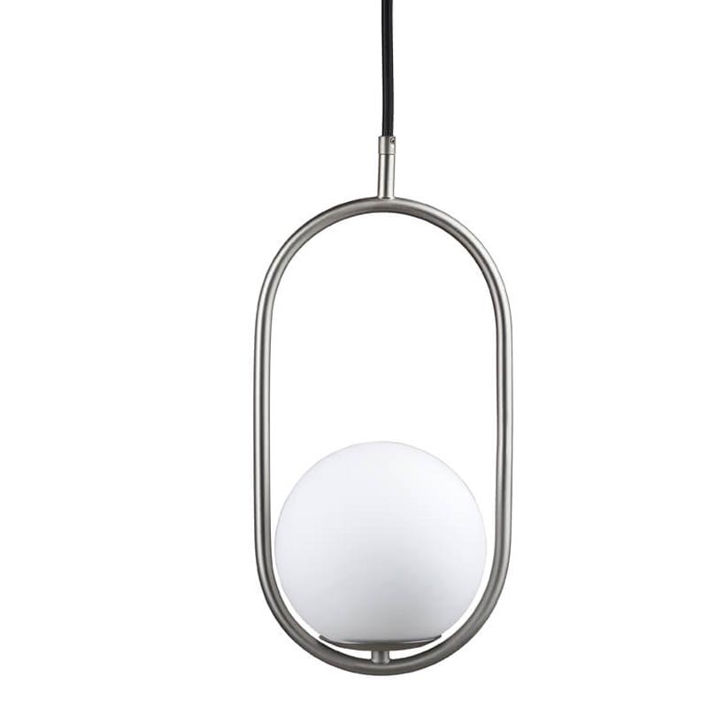 Подвесной светильник B.LUX C Ball oval nickel Белый Никель Подвесной светильник B.LUX C Ball oval nickel Белый Никель в Орле | Loft Concept