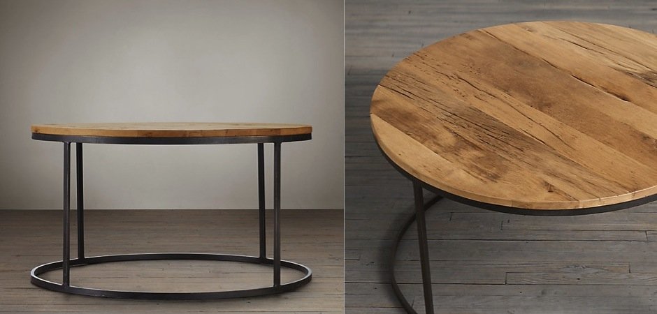 Стол Loft Wooden Round Стол Loft Wooden Round - Loft-Concept в Орле