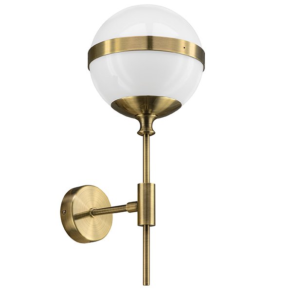 Бра Peggy Wall Lamp Gold Бронза Белый в Орле | Loft Concept 