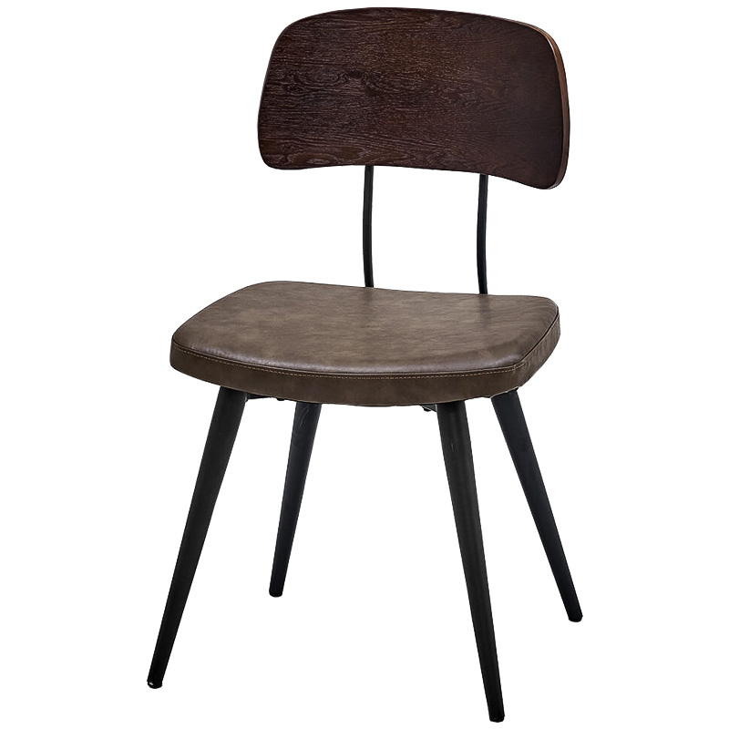 Стул Bartle Loft Stool Черный Коричневый Стул Bartle Loft Stool Черный Коричневый в Орле | Loft Concept