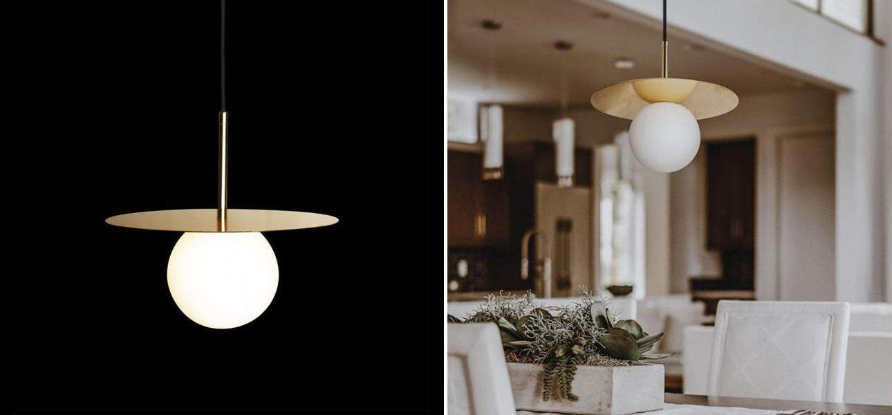 Подвесной светильник MATISSE Gold 25 см - фото