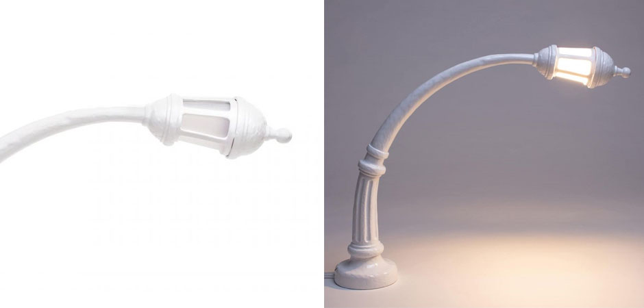 Настольная лампа Seletti Street Lamp White Настольная лампа Seletti Street Lamp White - Loft-Concept в Орле