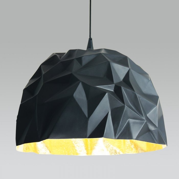 Люстра Rock Suspension Lamp Черный Белый Золотой Люстра Rock Suspension Lamp Черный Белый Золотой в Орле | Loft Concept
