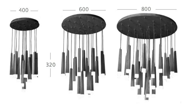 Люстра Wooden Glowworm Round Люстра Wooden Glowworm Round в Орле