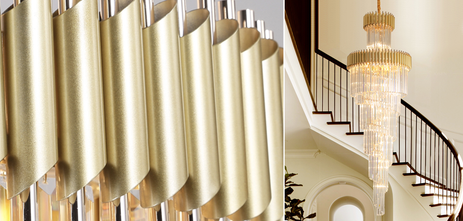 Люстра Empire Large Cascading Chandelier Gold Rectangular Crystal Люстра Empire Large Cascading Chandelier Gold Rectangular Crystal - Loft-Concept в Орле