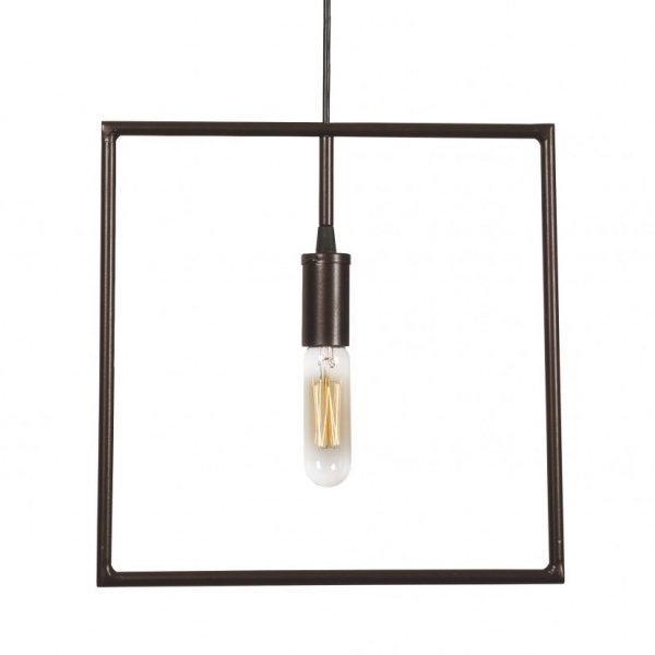 Подвесной светильник Shape Square Pendant Коричневый Подвесной светильник Shape Square Pendant Коричневый в Орле | Loft Concept