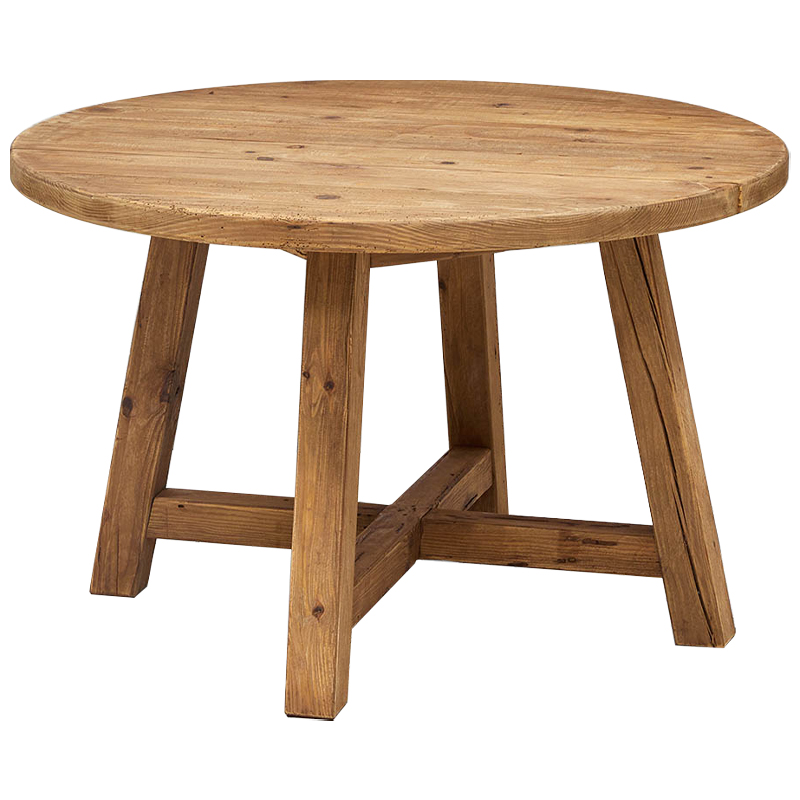 Круглый деревянный обеденный стол Ralf Wood Round Dinner Table Древесина Круглый деревянный обеденный стол Ralf Wood Round Dinner Table Древесина в Орле | Loft Concept