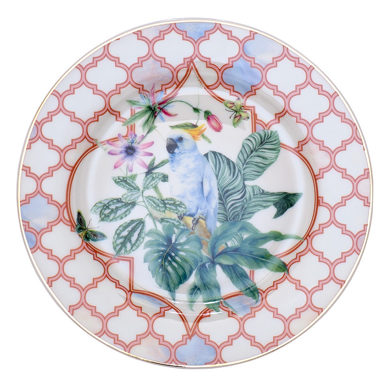 Тарелка NATURE Pattern Parrot Мульти Тарелка NATURE Pattern Parrot Мульти в Орле | Loft Concept
