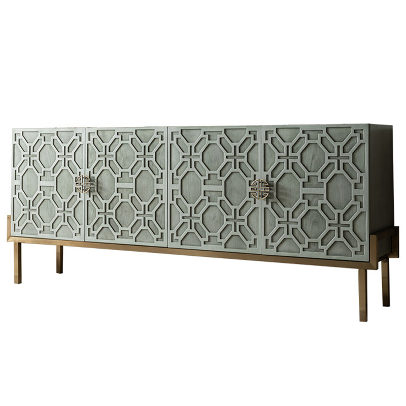 Комод Aveline Wood Chest of Drawers Зеленый Латунь Комод Aveline Wood Chest of Drawers Зеленый Латунь в Орле | Loft Concept