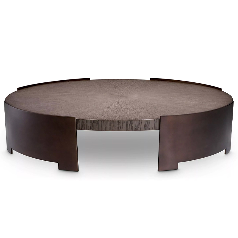 Кофейный стол Eichholtz Coffee Table Quinto Коричневый Темная бронза винтаж Кофейный стол Eichholtz Coffee Table Quinto Коричневый Темная бронза винтаж в Орле | Loft Concept