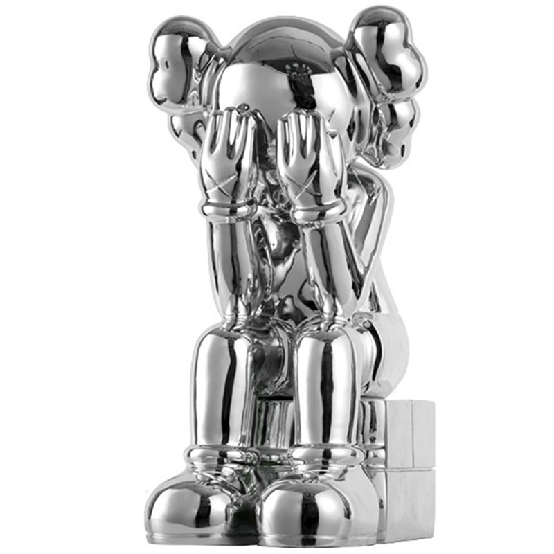 Статуэтка KAWS Passing Through Silver Серебряный Статуэтка KAWS Passing Through Silver Серебряный в Орле | Loft Concept