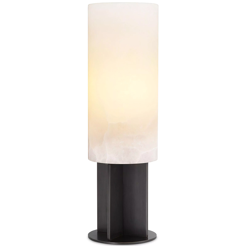 Настольная лампа Eichholtz Table Lamp Giorgina Bronze Белый Темная бронза Черный Настольная лампа Eichholtz Table Lamp Giorgina Bronze Белый Темная бронза Черный в Орле | Loft Concept