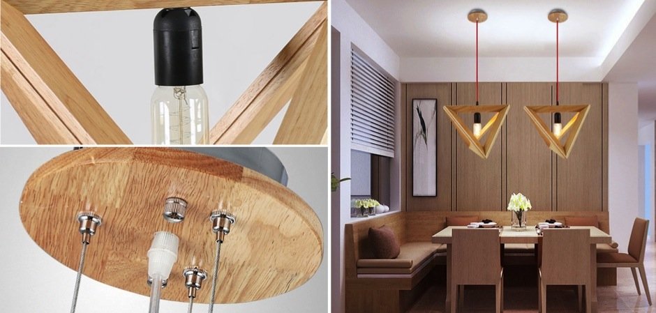 Подвесной светильник Tetraedr Woody Подвесной светильник Tetraedr Woody - Loft-Concept в Орле