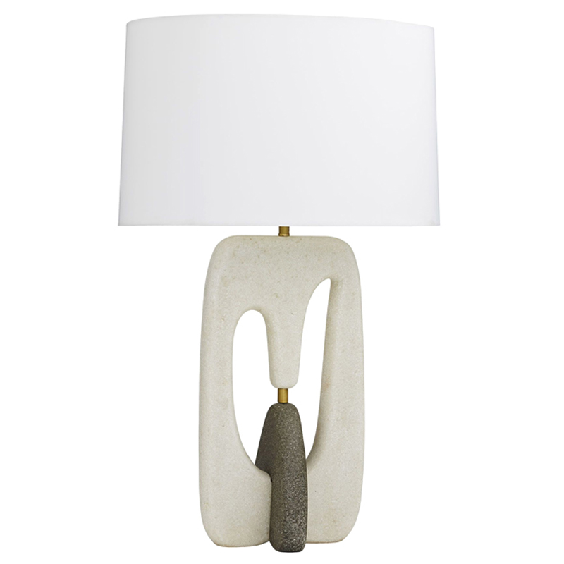 Дизайнерская настольная лампа HARLEEN LAMP Черный Золотой Белый Дизайнерская настольная лампа HARLEEN LAMP Черный Золотой Белый в Орле | Loft Concept