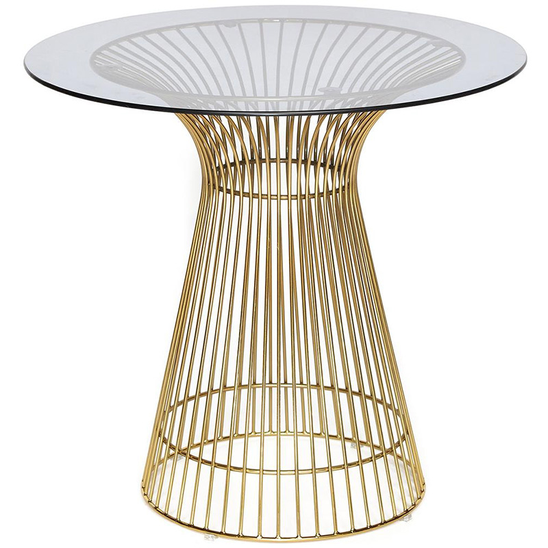 Обеденный стол Platner table gold Золотой Прозрачный Обеденный стол Platner table gold Золотой Прозрачный в Орле | Loft Concept