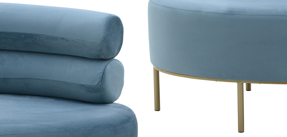 Кушетка Fening Lounge Blue Кушетка Fening Lounge Blue - Loft-Concept в Орле