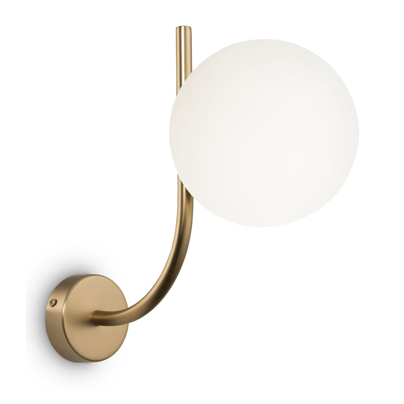Бра Felicitat Sconce Латунь Белый Бра Felicitat Sconce Латунь Белый в Орле | Loft Concept