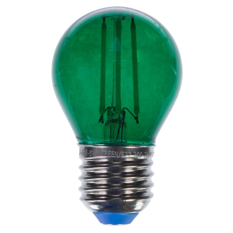 Зеленая прозрачная лампочка LED E27 5W Зеленый Зеленая прозрачная лампочка LED E27 5W Зеленый в Орле | Loft Concept