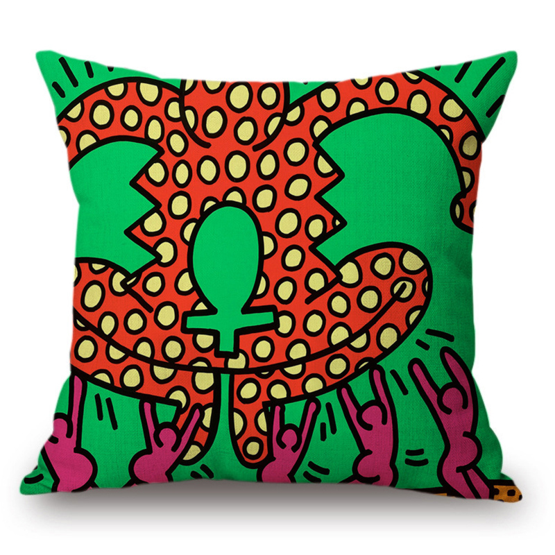Подушка Keith Haring 17 Мульти Подушка Keith Haring 17 Мульти в Орле | Loft Concept