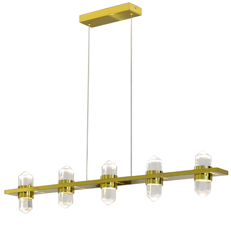 Люстра large Crystals Line Brass Латунь Прозрачный Люстра large Crystals Line Brass Латунь Прозрачный в Орле | Loft Concept