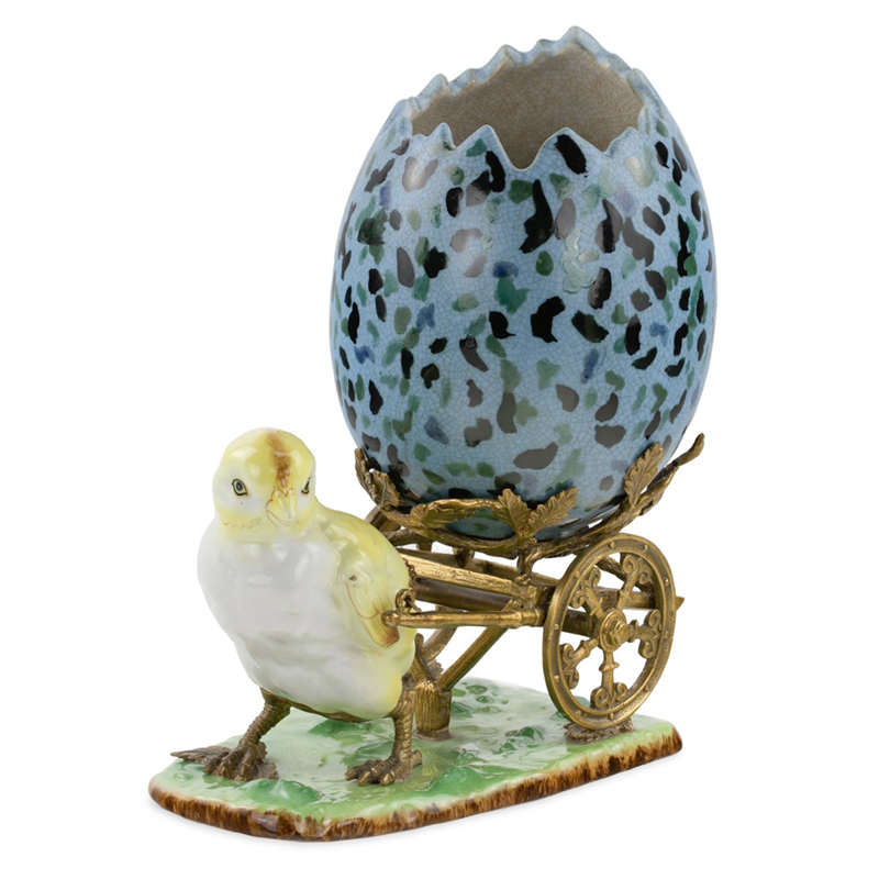 Статуэтки Chick with Egg Бронза Светло-голубой Желтый Прозрачный зеленый Статуэтки Chick with Egg Бронза Светло-голубой Желтый Прозрачный зеленый в Орле | Loft Concept