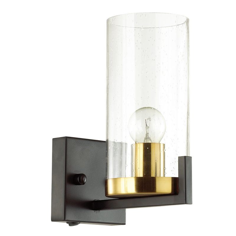 Бра Goran Sconce Прозрачный Глянцевое золото Черный Бра Goran Sconce Прозрачный Глянцевое золото Черный в Орле | Loft Concept