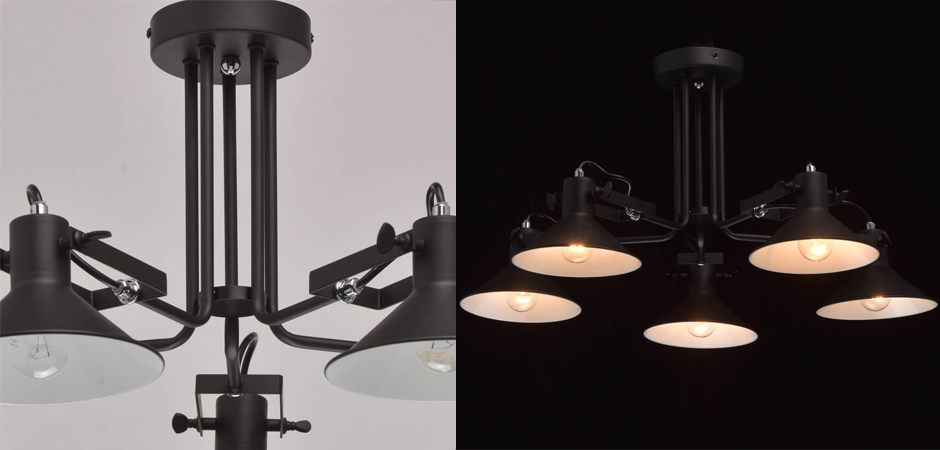 Потолочный светильник Rotating Light Black Потолочный светильник Rotating Light Black - Loft-Concept в Орле