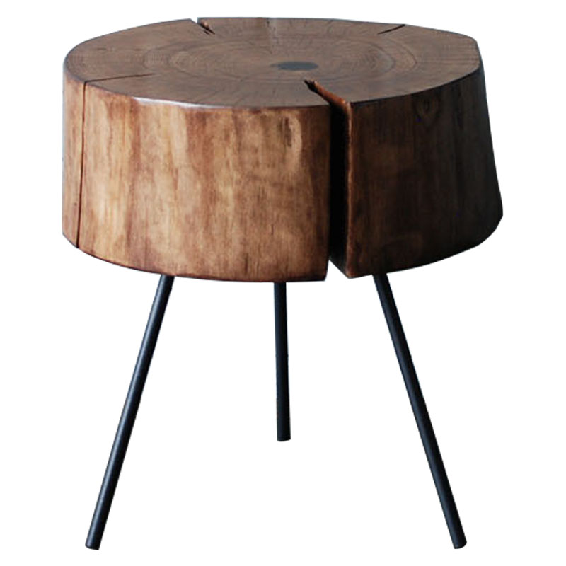Приставной стол Munro Industrial Metal Rust Side Table Коричневый Черный Приставной стол Munro Industrial Metal Rust Side Table Коричневый Черный в Орле | Loft Concept