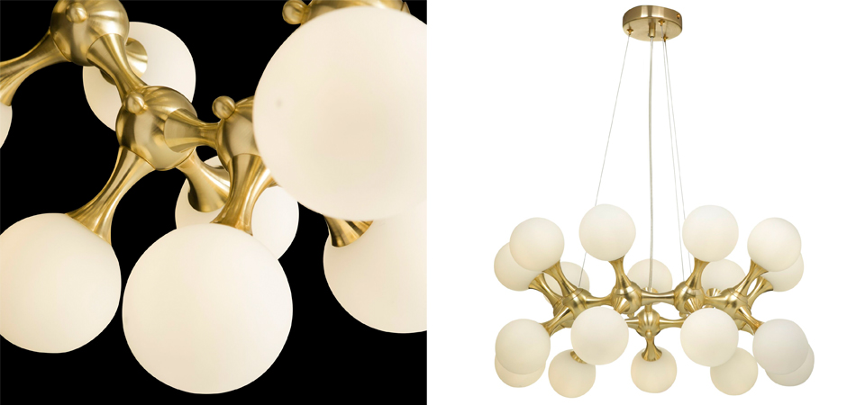 Люстра MOONDROP Chandelier Gold 18 Люстра MOONDROP Chandelier Gold 18 - Loft-Concept в Орле