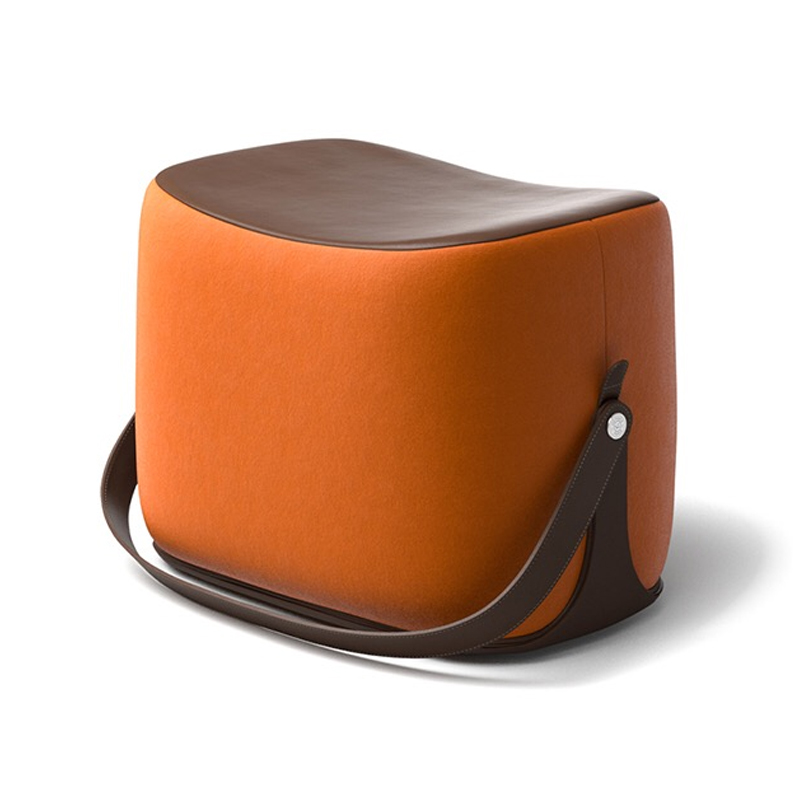 Пуф Langtry Pouf Orange Коричневый Оранжевый Пуф Langtry Pouf Orange Коричневый Оранжевый в Орле | Loft Concept