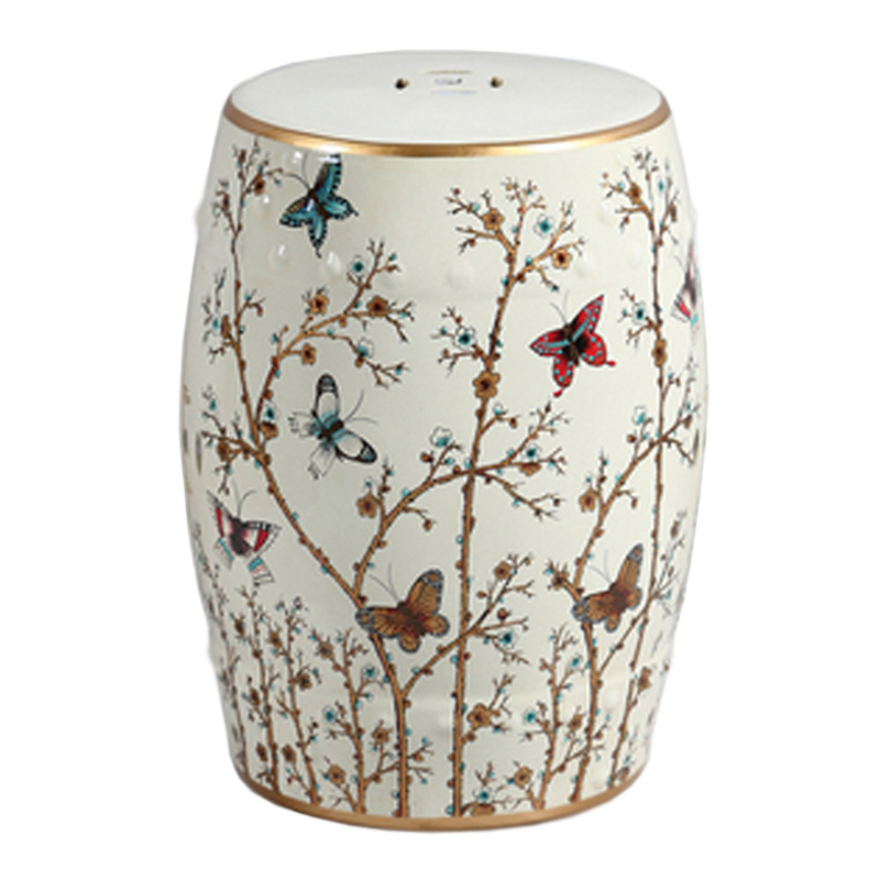 Керамический табурет Flowers & Butterflies Мульти Керамический табурет Flowers & Butterflies Мульти в Орле | Loft Concept