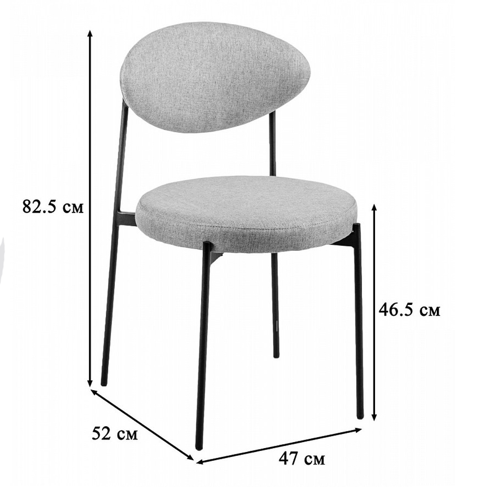 Стул металлический с мягкой спинкой и сиденьем Alfie Chair Стул металлический с мягкой спинкой и сиденьем Alfie Chair в Орле
