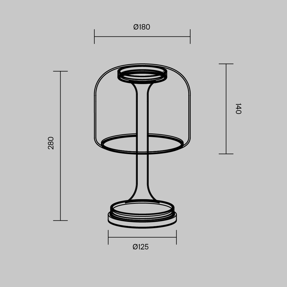 Настольный светильник Spirito 3000К 13Вт в Орле