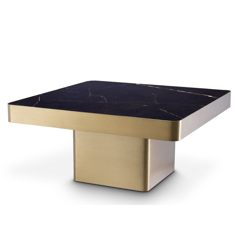 Кофейный стол Eichholtz COFFEE TABLE LUXUS Латунь Кофейный стол Eichholtz COFFEE TABLE LUXUS Латунь в Орле | Loft Concept