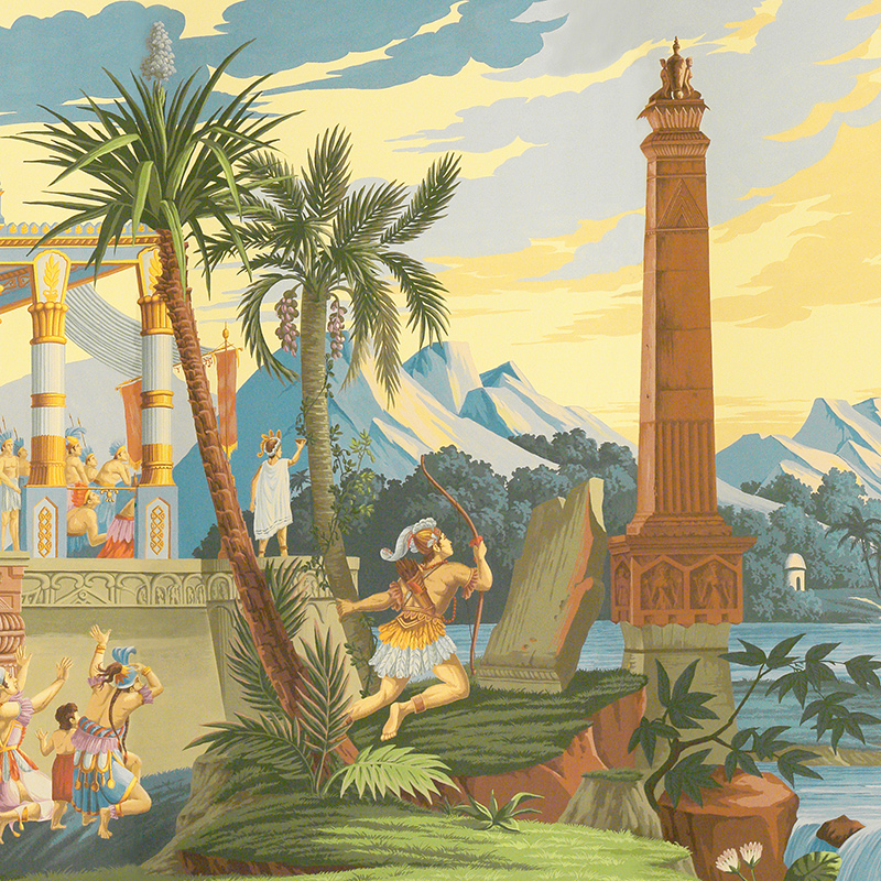 Обои ручная роспись The Incas Dufour on scenic paper Обои ручная роспись The Incas Dufour on scenic paper в Орле | Loft Concept