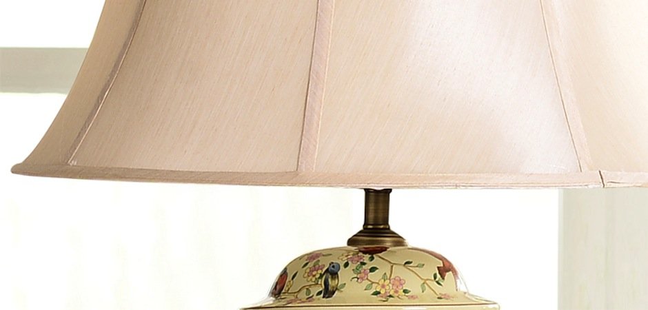 Настольная керамическая лампа с узором Luna - Loft-Concept в Орле