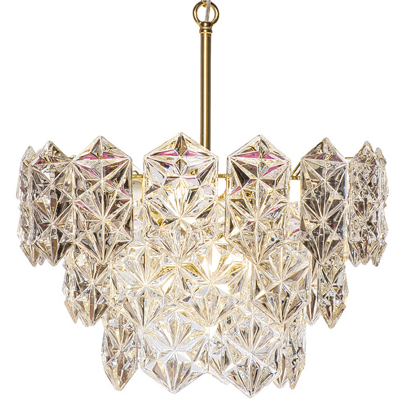 Люстра Tiers Crystal Edna Chandelier Золотой Люстра Tiers Crystal Edna Chandelier Золотой в Орле | Loft Concept