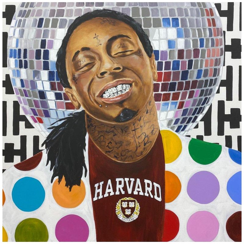 Картина Harvard Disco Weezy Мульти в Орле | Loft Concept 