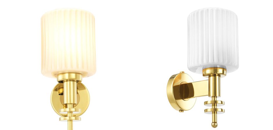 Бра Eichholtz Wall Lamp Ponza Gold Бра Eichholtz Wall Lamp Ponza Gold - Loft-Concept в Орле