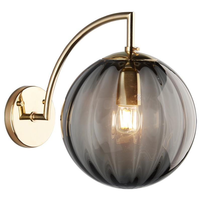 Бра Hector Sconce Gray Глянцевое золото Серый Бра Hector Sconce Gray Глянцевое золото Серый в Орле | Loft Concept