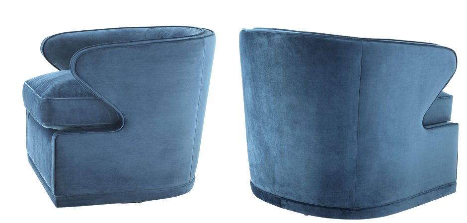 Кресло Eichholtz Chair Dorset Blue Кресло Eichholtz Chair Dorset Blue - Loft-Concept в Орле
