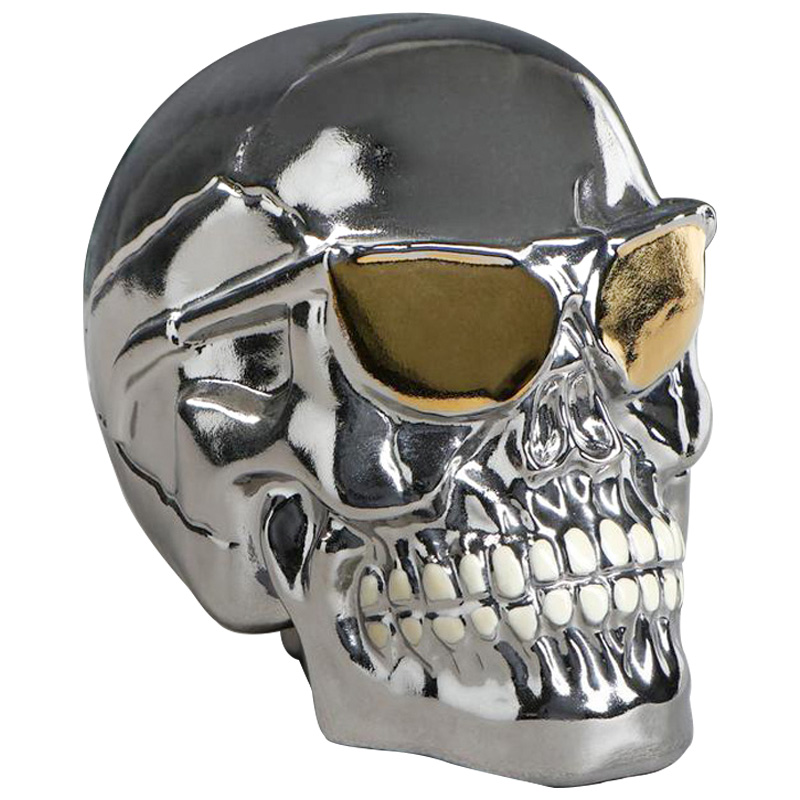 Статуэтка Silver Skull Серебряный Статуэтка Silver Skull Серебряный в Орле | Loft Concept