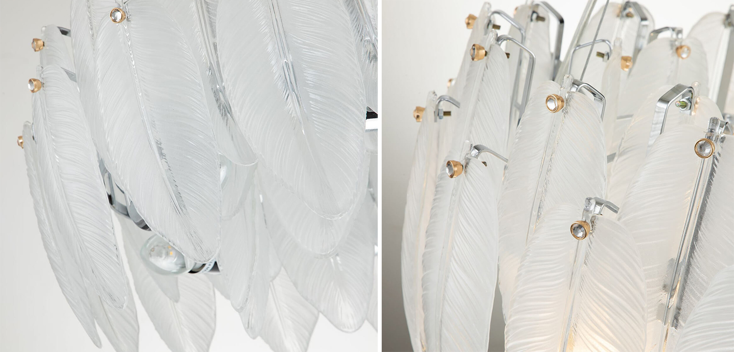 Люстра Bud Petals Chandelier Chrome 50 - фото