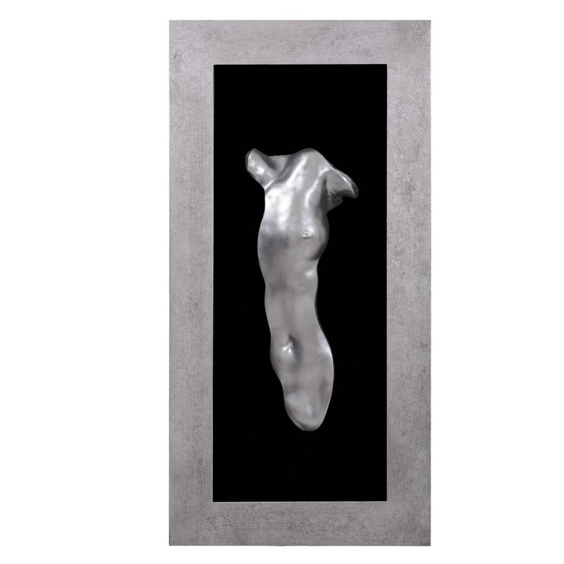 Панно Human Torso Woman II Серебряный Черный Панно Human Torso Woman II Серебряный Черный в Орле | Loft Concept