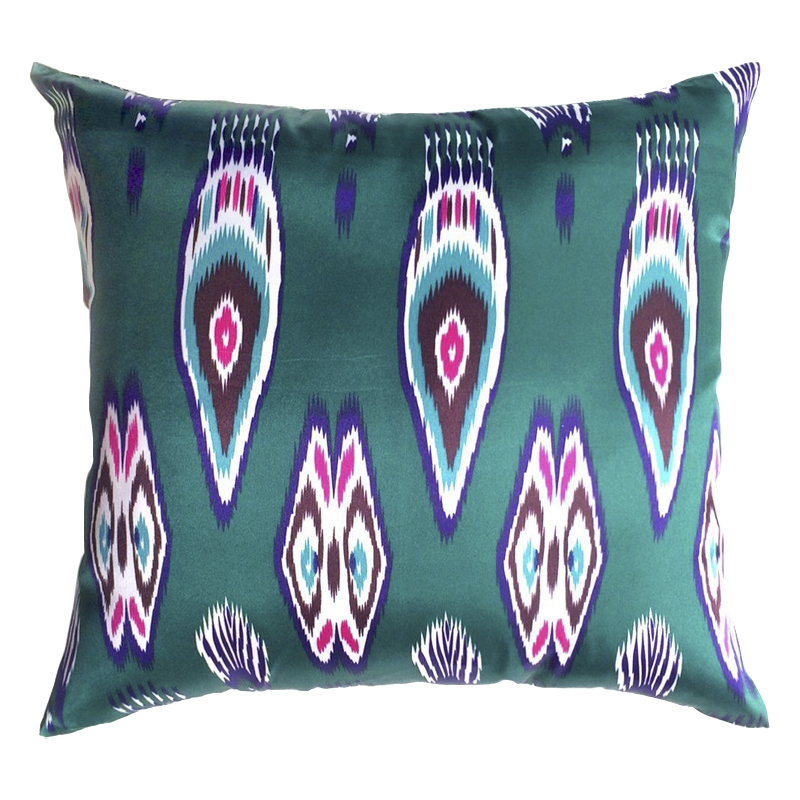 Подушка Bright Ikat Emerald Мульти в Орле | Loft Concept 