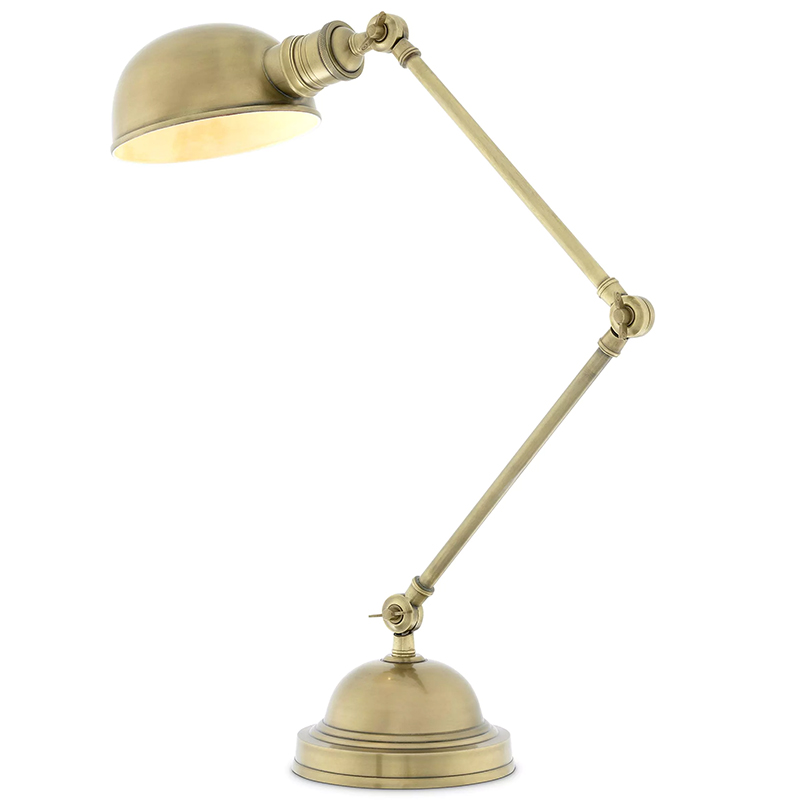 Настольная лампа Eichholtz Desk Lamp Soho Винтажная латунь Латунь Настольная лампа Eichholtz Desk Lamp Soho Винтажная латунь Латунь в Орле | Loft Concept