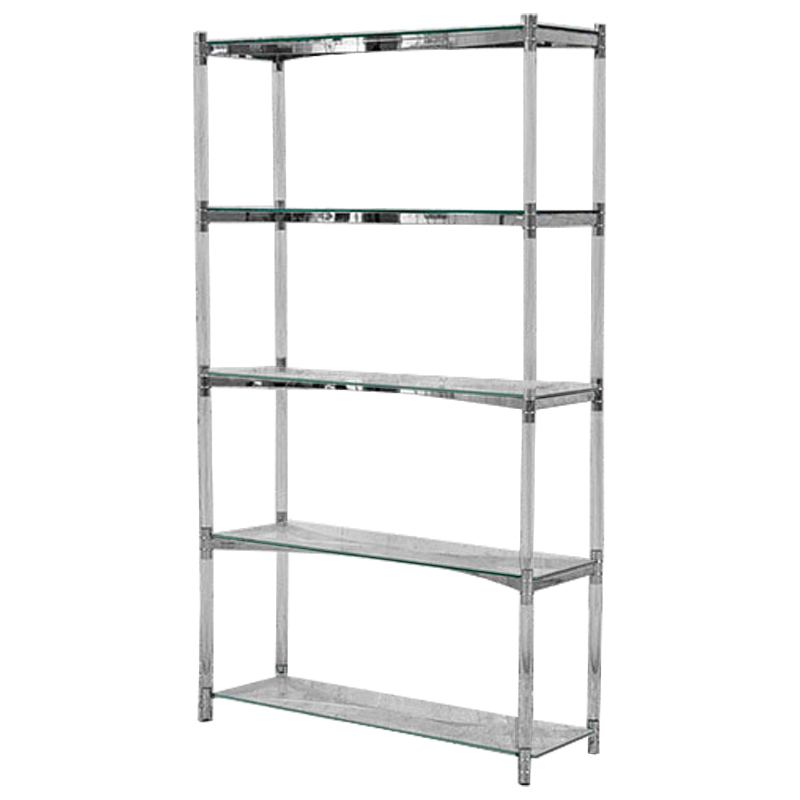 Стеллаж Armando Rack Прозрачное Стекло Хром Стеллаж Armando Rack Прозрачное Стекло Хром в Орле | Loft Concept